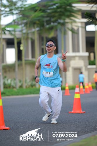 Race photo from KBP City Run 2024
