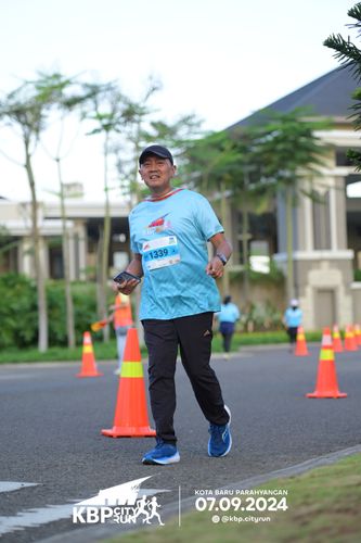 Race photo from KBP City Run 2024