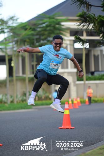 Race photo from KBP City Run 2024