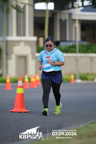 Race photo from KBP City Run 2024