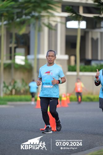 Race photo from KBP City Run 2024