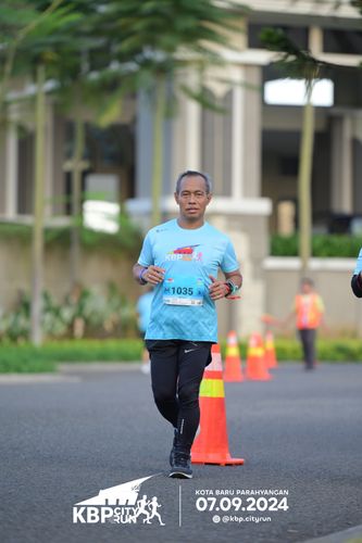 Race photo from KBP City Run 2024