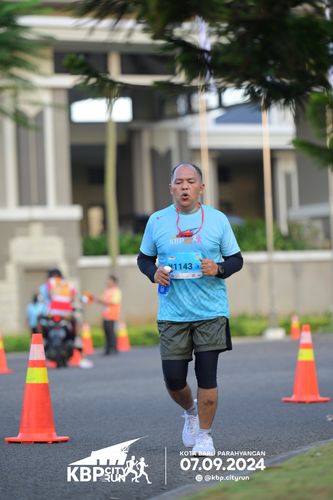 Race photo from KBP City Run 2024