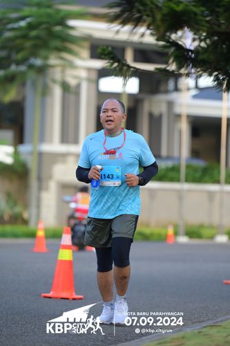 Race photo from KBP City Run 2024
