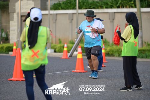 Race photo from KBP City Run 2024