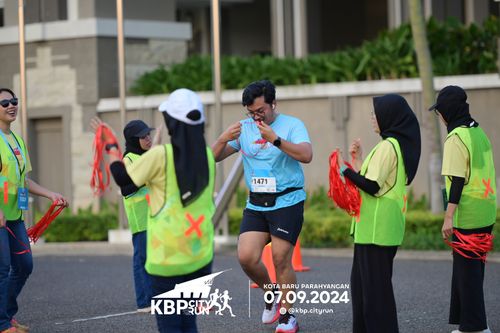 Race photo from KBP City Run 2024