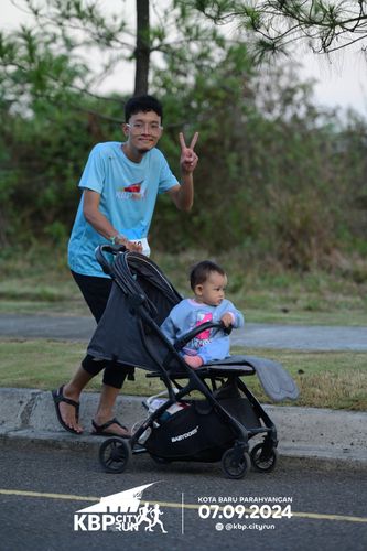 Race photo from KBP City Run 2024