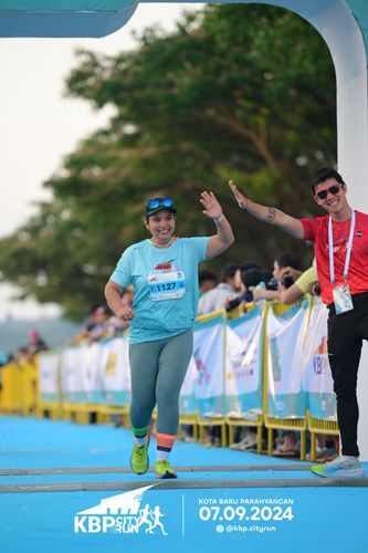 Race photo from KBP City Run 2024