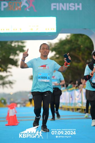 Race photo from KBP City Run 2024