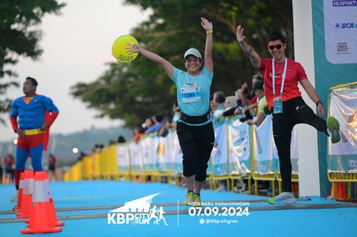 Race photo from KBP City Run 2024