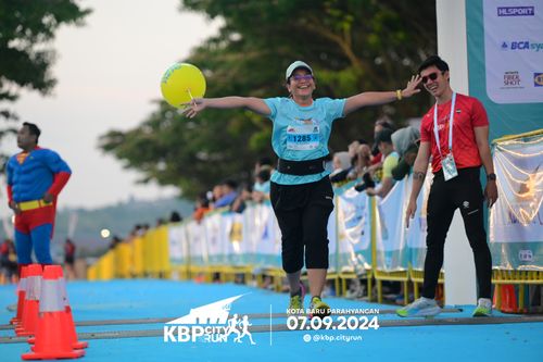Race photo from KBP City Run 2024