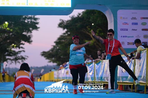 Race photo from KBP City Run 2024