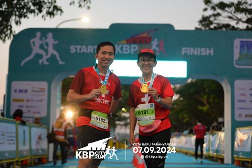 Race photo from KBP City Run 2024