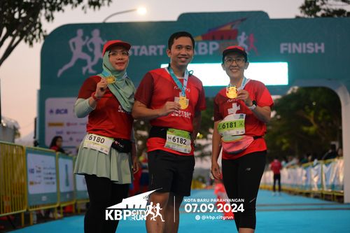 Race photo from KBP City Run 2024