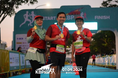 Race photo from KBP City Run 2024