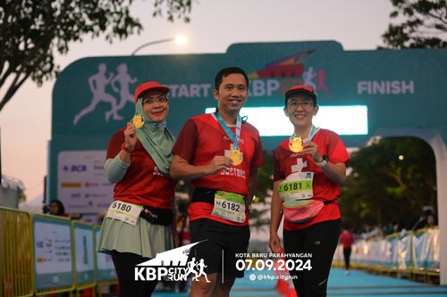 Race photo from KBP City Run 2024