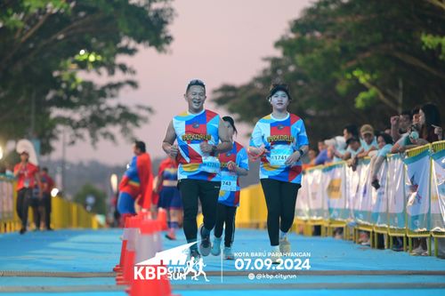 Race photo from KBP City Run 2024