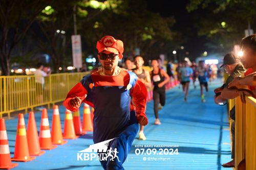 Race photo from KBP City Run 2024