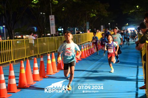 Race photo from KBP City Run 2024