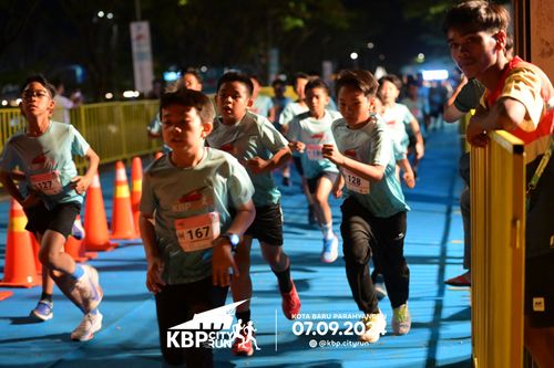 Race photo from KBP City Run 2024