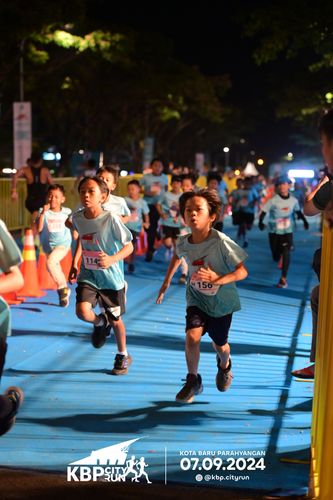 Race photo from KBP City Run 2024