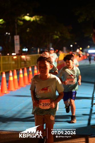 Race photo from KBP City Run 2024