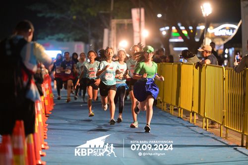 Race photo from KBP City Run 2024