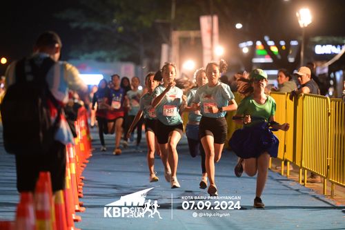 Race photo from KBP City Run 2024