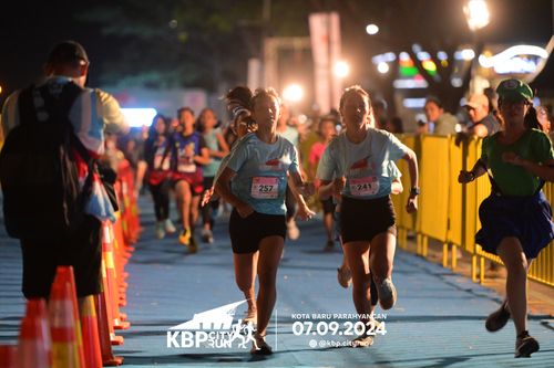 Race photo from KBP City Run 2024
