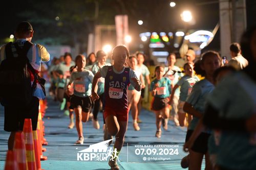 Race photo from KBP City Run 2024