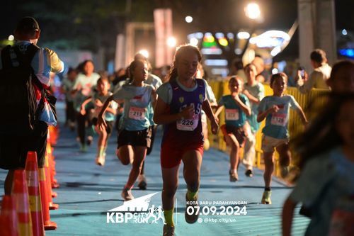 Race photo from KBP City Run 2024