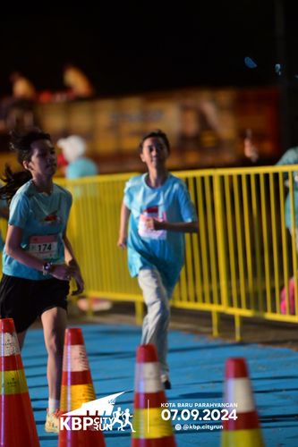 Race photo from KBP City Run 2024
