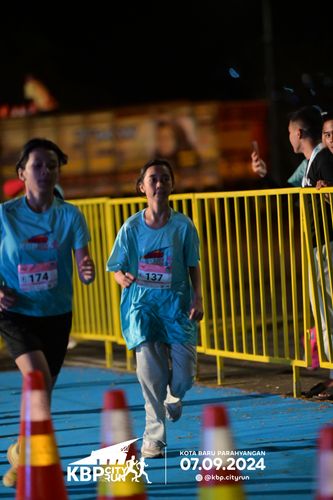 Race photo from KBP City Run 2024