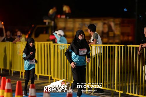Race photo from KBP City Run 2024