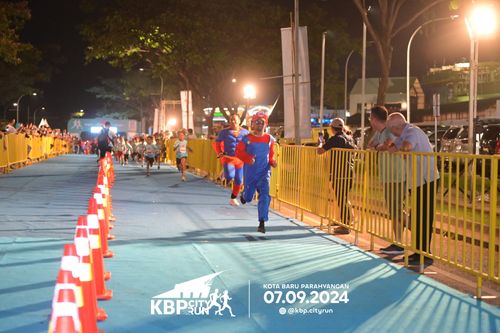 Race photo from KBP City Run 2024