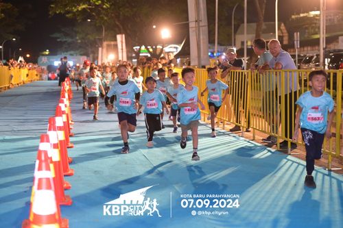 Race photo from KBP City Run 2024