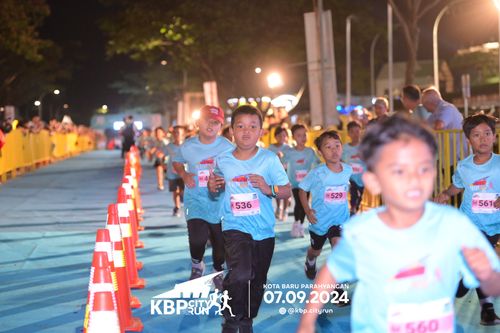 Race photo from KBP City Run 2024