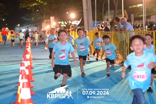 Race photo from KBP City Run 2024