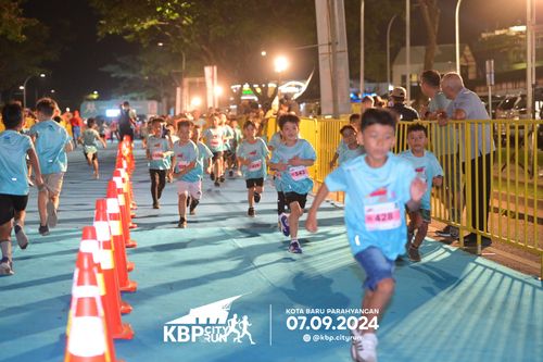 Race photo from KBP City Run 2024