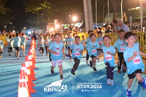 Race photo from KBP City Run 2024