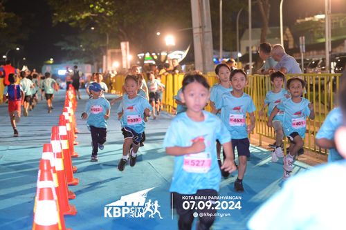 Race photo from KBP City Run 2024
