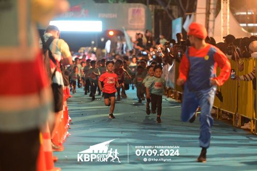Race photo from KBP City Run 2024