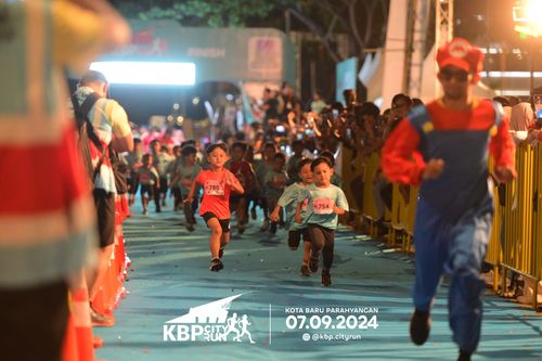 Race photo from KBP City Run 2024