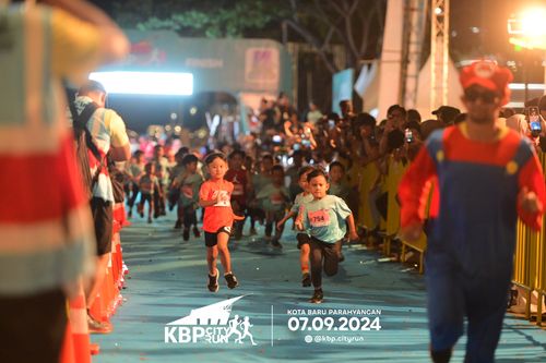 Race photo from KBP City Run 2024
