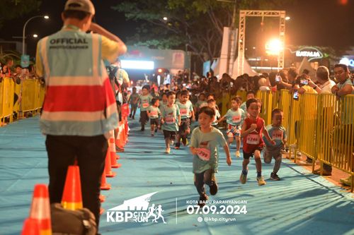 Race photo from KBP City Run 2024