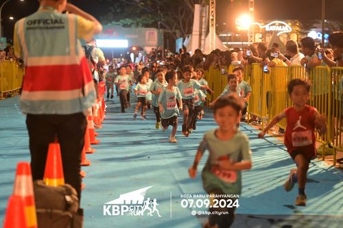 Race photo from KBP City Run 2024