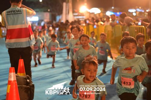 Race photo from KBP City Run 2024