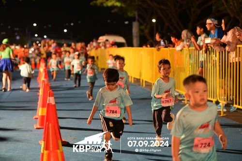 Race photo from KBP City Run 2024