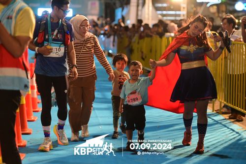 Race photo from KBP City Run 2024