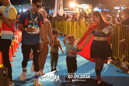 Race photo from KBP City Run 2024